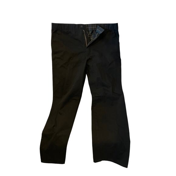 Design Straight Black Chinos Mens 38x27 - Picture 1 of 4